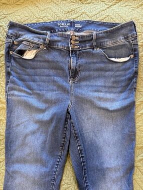 torrid Dark Blue High-Rise Stretch Jeggings